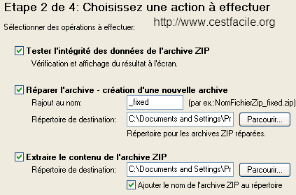 tester réparer extraire