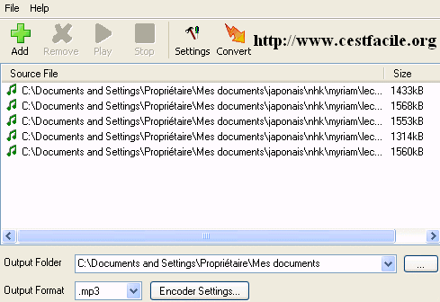 convertir des fichiers rm en mp3